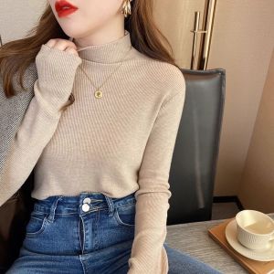 HUOLISI | Sleeved Turtleneck Slim Fit Winter Sweater