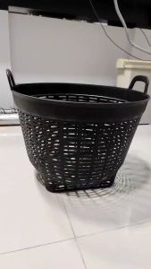 เข่งพลาสติก เข่งปลูกต้นไม้ผลไม้ เข่งปลูกทุเรียน ตะกร้าพลาสติก (เบอร์6) หนา แข็งแรง