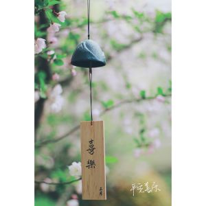 South Japan Cast Iron Wind Chime Fuji Mountain Outdoor Chinese Style Japanese Style Pendant Vintage Camping Bell Birthday Gift