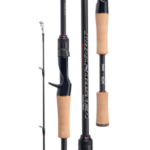 KINGDOM | Ultra-fast Action Gun Handle Baitcasting Rod for Perch and Bass
