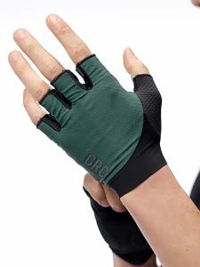 GRC | GRC Găng Tay Xe Đạp Nửa Ngón Tay Thoáng Khí Giảm Chấn Mùa Hè Găng Tay Xe Đạp Chống Trơn Trượt MTB Đường Xe Đạp Thể Thao Găng Tay Đi Xe