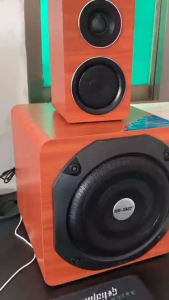 SAST Q3 ลำโพงบลูทู ลำโพงเบสหนัก ๆ ธ ลำโพงคอมพิวเตอ HiFi ลำโพงบลูทูธกำลังสูง ลำโพง 2.1 ซับวูฟเฟอร์ สามารถเชื่อมต่อกับทีวี คอมพิวเตอร์ โทรศัพท์มือถือ