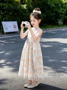 SHANGLEXIONG | Đầm Mùa Hè Phong Cách Hàn Quốc Cho Bé Gái
