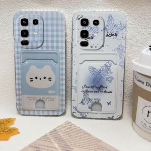 กระเป๋าเก็บบัตร เคสโทรศัพท์ Phone Case Infinix Note 50S Note50S InfinixNote50S 5G ใหม่ เคส รูปแมวผีเสื้อน่ารักสไตล์อังกฤษเคสนิ่มซิลิโคนบางเฉียบ Cover 2025