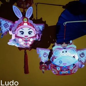 Đèn trung thu đèn led PVAVAnhựa ghép 2 mảnh phát sáng hình thú cho bé mẫu mới 2023