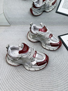 Womens Versatile Thick Sole Dad Shoes Breathable Worn-In Style Sporty Footwear Comfortable All-Day Wear Summer Autumn