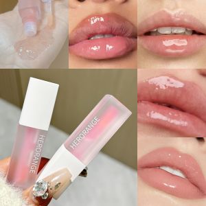 Son Bóng Herorange Glossy Lip Gloss Full Size - Chăm Sóc Môi Dưỡng Ẩm Lâu Dài Nuôi Dưỡng Môi Giảm Nếp Nhăn Trên Môi Mỹ Phẩm Hàng Ngày Dành Cho Nam Và Nữ Quà Tặng Lý Tưởng Cho Bữa Tiệc/sinh nhật/Giáng sinh/Ngày Lễ
