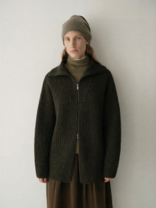 INSIS FEMME | Versatile Stylish Knit Coat Medium Length