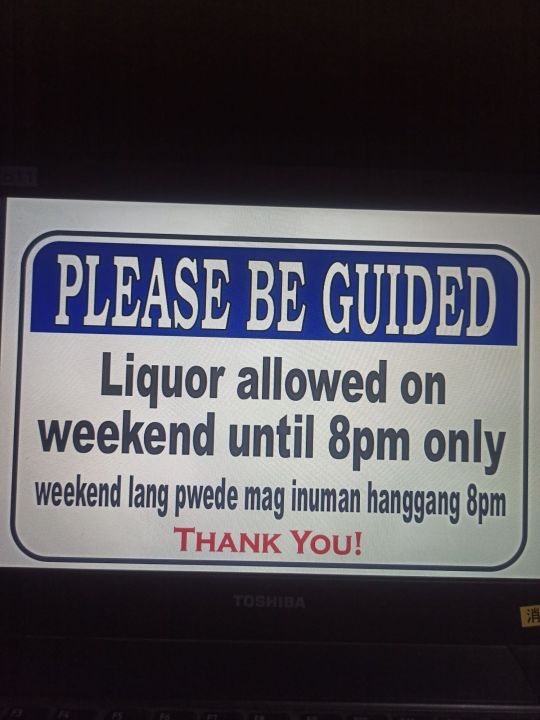 Allowed on weekends Signage PVC Plastic (Like ID) 7.8x11 inches. For ...