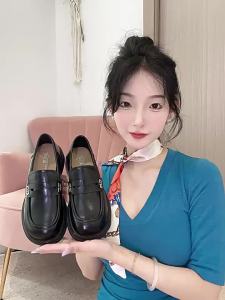 DUSTO | Dép Lười Đế Dày Mềm Đen Phong Cách Anh Quốc Mới Về