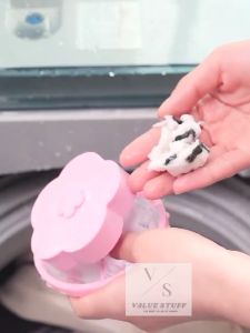 Reusable Washing Machine Float Filter Laundry Net Remove Debris Lint Trap Hair Catch Reusable Remover Cleaning Cloth Decontamination Laundry Dobi Mesh Floating To Remove Debris Washing Machine Anti-Dust Anti-Hair Bag Penapis Rambut Beg Mesin Basuh 洗衣机过滤网