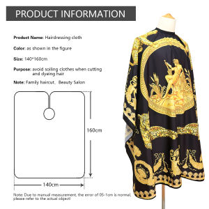 Professional Barbers Apron Waterproof Shroud Hairdresser Costume Hair Salon Clothes