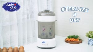 Baby Safe Sterilizer with Dryer Steril Kering Pengering Pengukus STE02