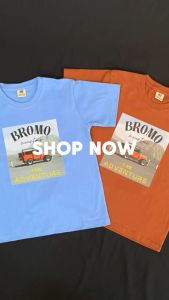 Baju Anak Bromo Cotton 24s: Fashion Anak Adventure Usia 1-8 Tahun