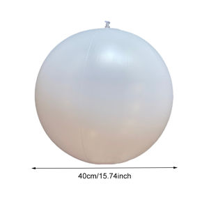 40/60cm Floating Pool Lights Luminous LED Garden Ball Light Color Outdoor Inflatable Glowing Balloon Swimming Pool Beach Ball