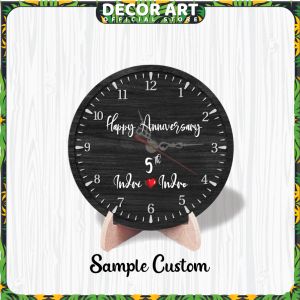 Decor Art - Jam Meja Hiasan Kamar Unik Motif Modern Dekorasi - MJM