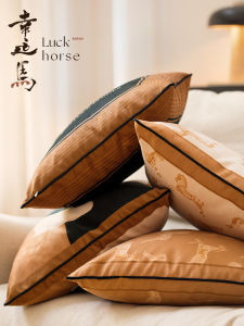 Túi Bọc Gối Hình Vuông Tròn Sang Trọng Phong Cách Trung Hoa Cổ Điển Cho Phòng Khách Gối Đầu Giường Ghế Sofa Gối Lưng