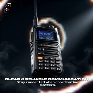 Cignus UV85+ 10 watts walkie talkie dual band two way radio 2500MAH