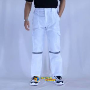 celana safety panjang celana safety proyek celana cargo Wearpack Kerja Seragam Pria Navy Hitam Baju