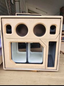 ตู้ลำโพง บลูทูธ Diy ขนาดซับ 8 นิ้ว กระแทกข้าง รองรับแม่เหล็ก 2 ชั้น ขนาดเพลท 6×26 ผลิตจากไม้ mdf 15 มิล กลาง 4 นิ้ว 2 ดอก แหลม 2นิ้ว.