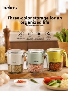 Ankou | Moisture-Proof and Sealed Spice Jars With Spoon