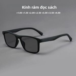 Nam Gọng Vuông Đọc Kính Chống Nắng Chống Tia UV Lão Thị Kính Mắt + 1.00 Đến + 4.00 Diop Cổ Điển Thời Trang Nam Kính Đọc Sách