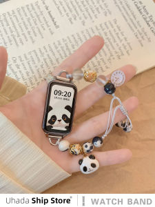 Black White Cat Skull Bracelet Strap for Huawei Watch Band Simple Panda Wristband Universal Summer Match Uhada Bracelet