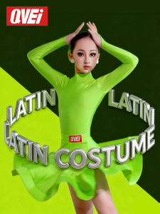 QVEi | Girls Latin Dance Competition Long Sleeve Set