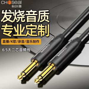 Akihara 6.5 TS Plug Audio Cable Public-to-Public 6.35 Guitar Mixer Wireless Microphone Amplifier Cable