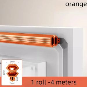 New Window Sealing Strip for Aluminum Casement Window Seal Soundproof TPE Weather Stripping Seal Gap Filler Tape Soft Rubber