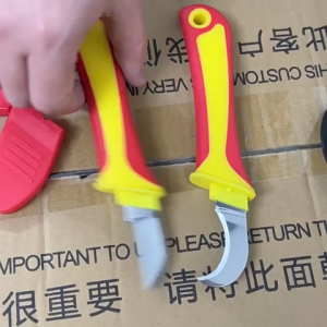 Stainless Steel Wire Stripper Insulated Handle Cable Stripper Electrician Tool for Electrical Work