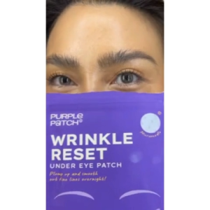 แผ่นแปะใต้ตา Purple Patch Wrinkle Reset Microneedle Eye Patch (4 ซอง 8 คู่)