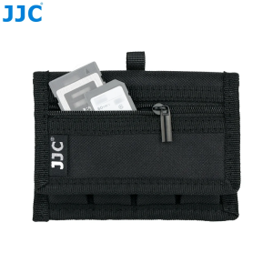 JJC | JJC 18650 Battery Pouch Memory Card Storage Pocket 18650 Battery Case for 18650 Battery with Belt Holste Carabiner