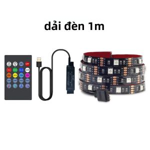 Dải Đèn LED RGB Chạy Bằng USB Đồng Bộ Nhạc Đèn Nền TV Cho TV Gương Máy Tính 15-80 Inch - 5V SMD Tuổi Thọ 50.000 Giờ