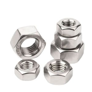 M5 M6 M8 M10 M12 M14 M16 M18 M20 M22 M24 M27 304 Stainless Steel Hexagon Nuts GB6170 High Quality Metal Nuts for Bolts Screws