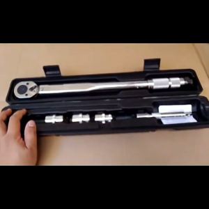 Torque Wrench 1/2-inch 28-210N.m With an Extension Rod Adjustable Socket Spanner 1/4-inch 5-25N.m Ratchet Wrench Preset Torque Wrench Car Bicycle Repair Tools