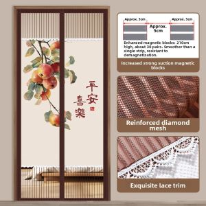Mosquito Protection Magnetic Screen Door for Home Privacy