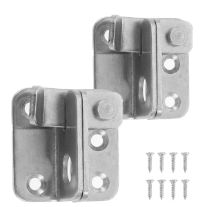Stainless Steel Small LatchMulti-Purpose Flip Lock for Wood Fence GateBathroom Stall & Pet CagePadlockable for Extra Security