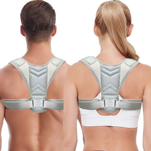 1pc Posture Corrector for Men and Women Upper Back Brace for Clavicle Support Adjustable Back Straightener and Providing Pain