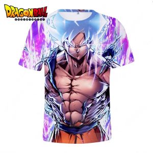 Bandai | Summer 2026 Dragon Ball Goku & Vegeta VS Super One Star Dragon Theme 3D Print Breathable Quick Drying T-shirt Adult Parent Top