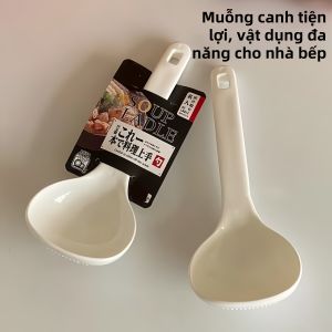 Muỗng Canh Tay Ngắn Chống Nóng Nhựa An Toàn Thực Phẩm