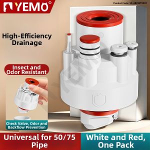 YEMO | Anti-odor 4-way Drain Pipe Adapter
