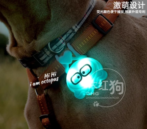 Laroo Glowing Pendant LED Light Fun Accessory Dog Walking Nighttime Leash Universal Pet Supplies Cat Dog Outfit Accessories