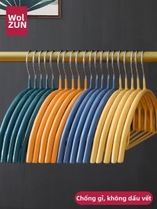 WOZUN | Giá Treo Quần Áo Vai Rộng Không Trượt Không Để Lại Dấu