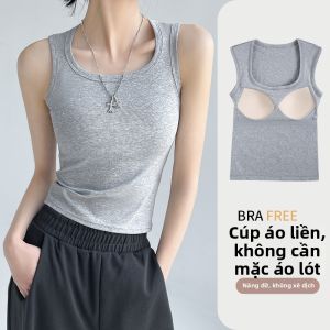 YAYANGREN | Áo Tank Top Dày Có Đệm Dành Cho Người Mập Mặc Hè