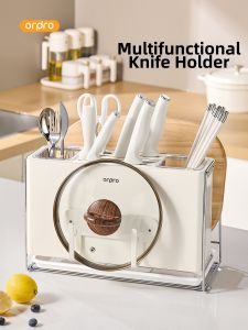 pracra | Multi-functional Kitchen Storage Rack Knife and Chopping Board Organizer