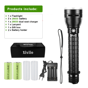 NEW 38000000LM Most Powerful LED Diving Flashlight Professional Dive Torch Rechargeable Diving Lamp Fishing Underwater Lantern