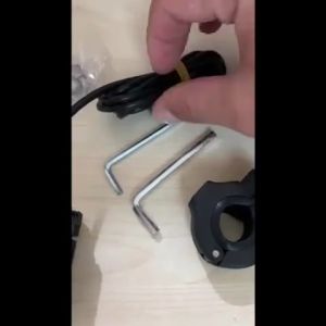 Sepasang Lampu Tembak SQL 1 Mata Laser Kotak Sorot High Low Putih Kuning Plus Devil Eye Merah