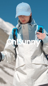 OhSunny color blocking energetic light oxygen jacket for womens new autumn and winter outdoor breathable windproof waterproof neutral jacket tops for warmth mountaineering suit charging suit for men