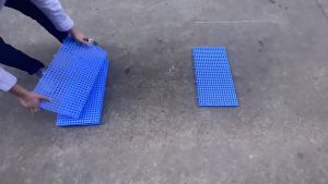 Plastic Moisture-Proof Pet Mat Plastic mat Non Slip Floor Mat Plastic moisture-proof floor for warehouse goods Grid pad